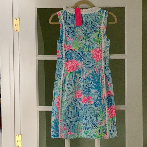 Lilly Pulitzer Mila Stretch Shift Sink or Swim 00 - Picture 3 of 5